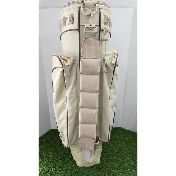 Great Divider Vista 14-Way Golf Cart Bag Ladies Beige Brown w/ Rain Cover - Picture 5 of 13